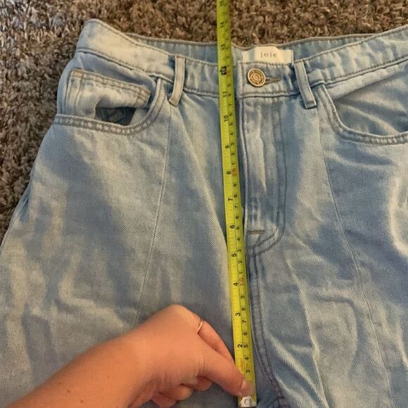 Joie high-rise front-slit jeans, size 27. - Picture 10 of 11